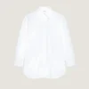 Asymmetrisk skjorte i poplin Asymmetrisk skjorte i poplin