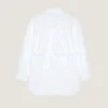 Asymmetrisk skjorte i poplin Asymmetrisk skjorte i poplin