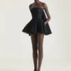 Ballerinasko med skåret firkantet snit i laklæder Ballerinasko med skåret firkantet snit i laklæder