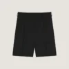 Bermudashorts med dobbelt læg i uld