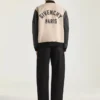 Blouson i blandede materialer med Givenchy Paris-broderi Blouson i blandede materialer med Givenchy Paris-broderi