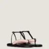 Boudoir-sandaler i to farver i nappalæder Boudoir-sandaler i to farver i nappalæder
