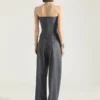 Bullet-bustier, skræddersyet heldragt i uld Bullet-bustier, skræddersyet heldragt i uld