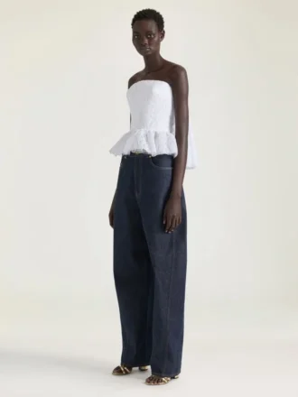 Bustier-cape-top i blonder