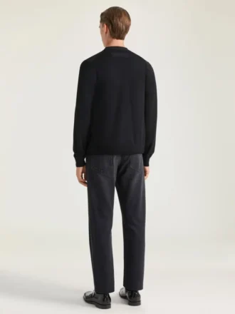 Cardigan i bomuldsstrik med Givenchy Paris-jacquard