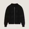 Cardigan med lynlås i bomuld, broderet med Givenchy Paris Cardigan med lynlås i bomuld, broderet med Givenchy Paris