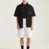 Skjorte i scuba med Givenchy Paris-patch