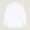 Cocoon-skjorte i poplin med Givenchy-broderi