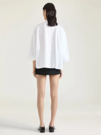 Cocoon-T-shirt i bomuld med arkivprint Cocoon-T-shirt i bomuld med arkivprint