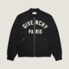 Couture-bomberjakke i satin med broderet Givenchy Paris