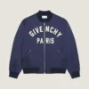 Couture-bomberjakke i satin med broderet Givenchy Paris Couture-bomberjakke i satin med broderet Givenchy Paris