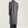 Couture-frakke i uld og kashmir Couture-frakke i uld og kashmir
