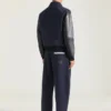 Aviator-blouson i blandede materialer Aviator-blouson i blandede materialer