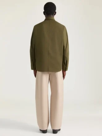Couture-overskjorte i bomuld med Givenchy Paris-patch
