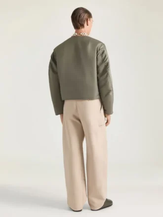 Couture Seam Bomber i nylon med Givenchy Paris-patch