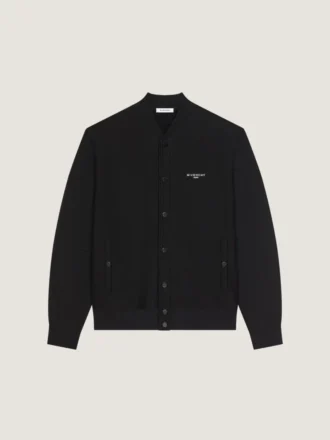 Couture Seam Cardigan i fleece med broderi Givenchy Paris