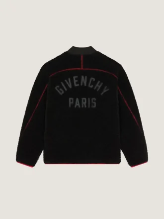 Couture Seam fleecejakke med broderi Givenchy Paris