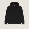 Couture Seam-hoodie i fleece med klapperbræt-print
