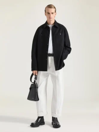Couture Seam Overshirt i flannel