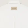 Couture Seam Overshirt i hvid denim