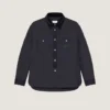 Couture-søm quiltet overskjorte Givenchy Paris-patch Couture-søm quiltet overskjorte Givenchy Paris-patch