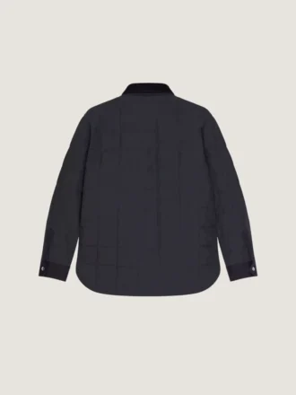 Couture-søm quiltet overskjorte Givenchy Paris-patch Couture-søm quiltet overskjorte Givenchy Paris-patch