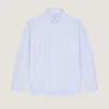 Couture-stribet skjorte i bomulds-oxford