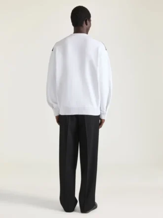 Couture-strikket argyle-sweater