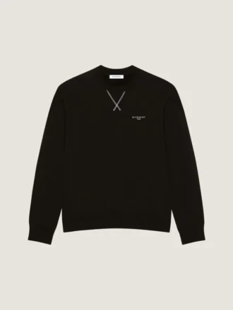 Couture-sweatshirt i fleece med Givenchy Paris