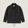 Couture-syet polyfaille-jakke med Givenchy Paris-patch Couture-syet polyfaille-jakke med Givenchy Paris-patch