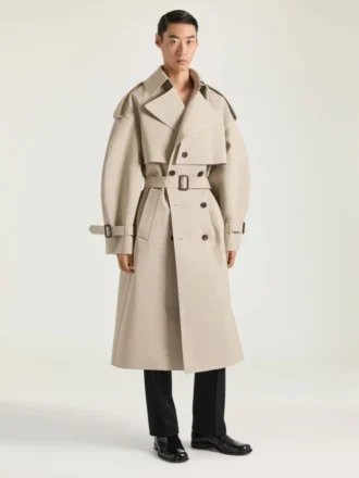 Couture-trenchcoat i bomuld