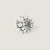 Crystal Pearl-ørering i metal og perler
