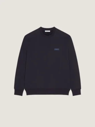 Fleece-sweatshirt med Givenchy Paris Gros Grain