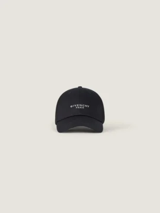 Givenchy Paris-broderet kasket i bomuld