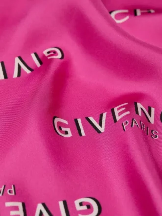 Givenchy Shadow lille firkantet tørklæde i silke