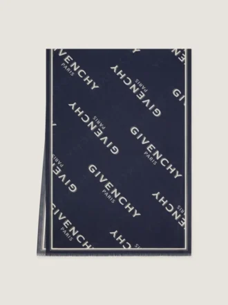 Givenchy Shadow-stole i uld og silke