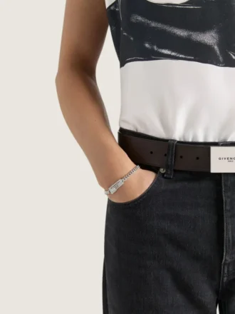 Givenchy Tape-armbånd i metal og emalje
