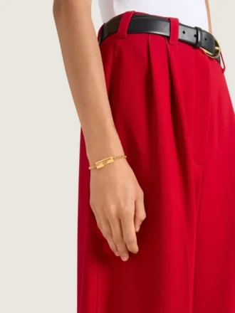 Givenchy Tape-armbånd i metal og emalje