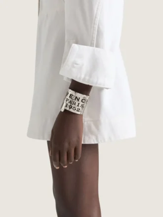 Givenchy Tape-armbånd i metal og emalje
