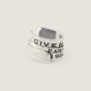 Givenchy Tape Earcuff i metal og emalje