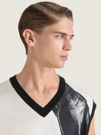 Givenchy Tape Earcuff i metal og emalje