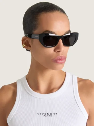 Givenchy Tape Earcuff i metal og emalje