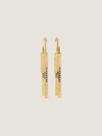 Givenchy Tape øreringe i metal og emalje