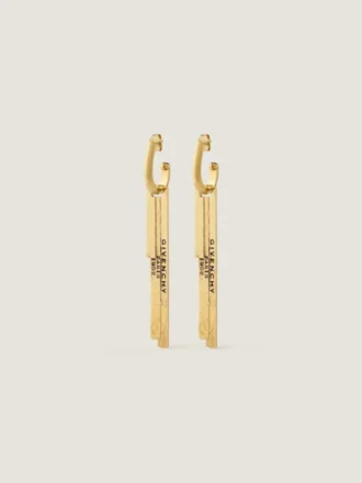 Givenchy Tape øreringe i metal og emalje