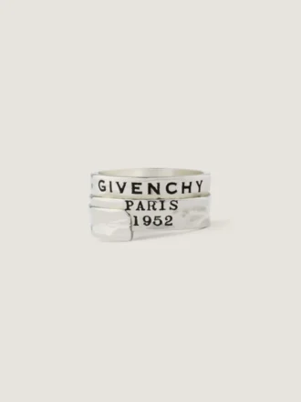 Givenchy Tape-ring i metal og emalje