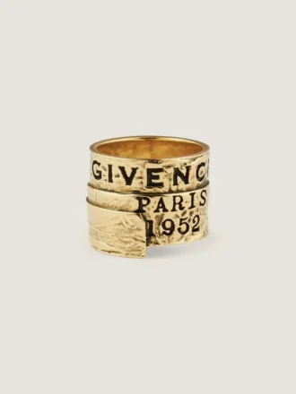 Givenchy Tape-ring i metal og emalje