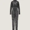 Heldragt i mesh med Givenchy-signatur Heldragt i mesh med Givenchy-signatur