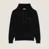 Hoodie i uld og kashmir med broderet Givenchy Paris Hoodie i uld og kashmir med broderet Givenchy Paris