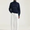 hvide couture-sømjeans