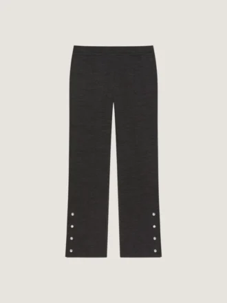Joggingbukser i uld med Givenchy Paris Gros Grain